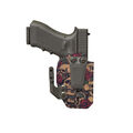 Custom Kydex IWB Holster with 1.75" Non-Tuckable Belt Clip and Concealment Claw